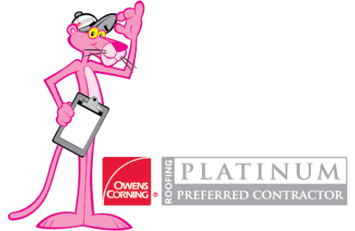 Owens Corning Platinum Preferred contractor logo